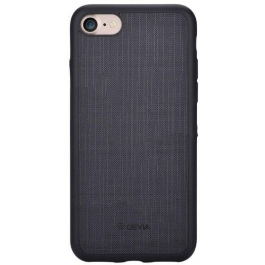Telefono dėklas Devia Jelly England Silicone Back Case Apple iPhone 7 Plus / 8 Plus Black