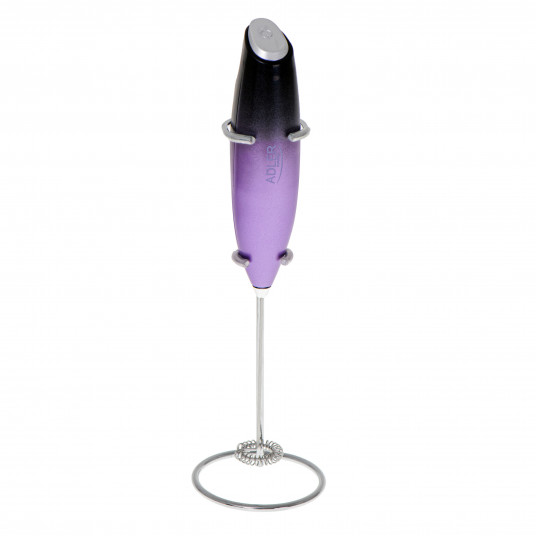  Adler Milk frother with a stand AD 4499 Black/Purple 