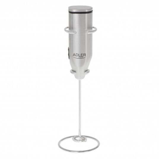  Adler Milk frother with a stand AD 4500 Stainless Steel 