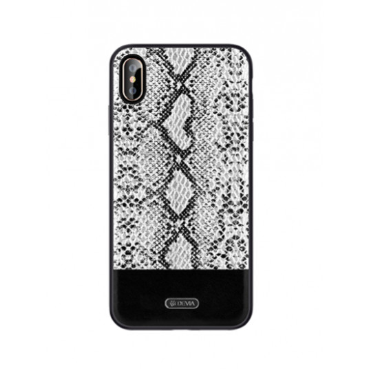  Devia Python Silicone Back Case Apple iPhone XS Max White 