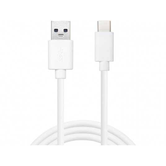  KAB USB-C (ST) -  USB-A (ST) 1m Sandberg White 