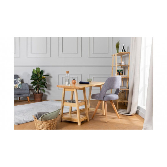 Stalas ir knygų lentyna Hanah Home Perla - Beržas