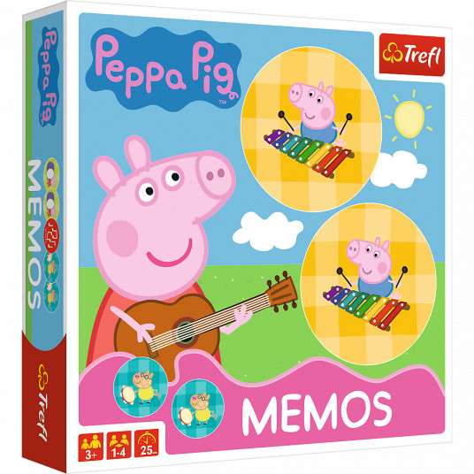  TREFL PEPPA PIG Žaidimas Memo "Kiaulytė Pepa“ 