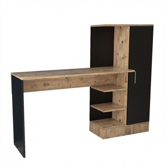  Stalas Hanah Home CT2 - Atlanto pušis, juoda 