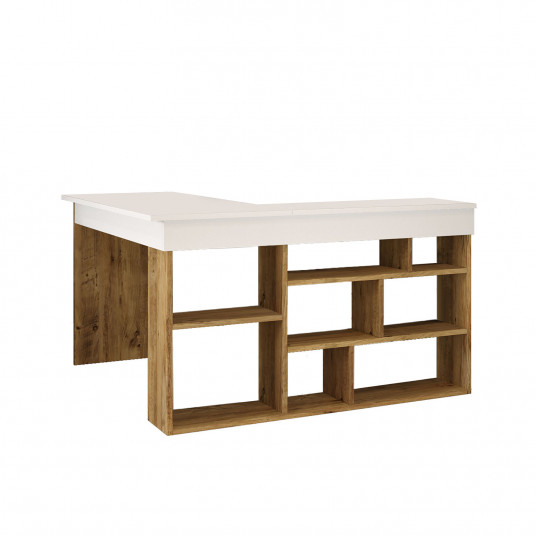  Stalas Hanah Home CT5 - Atlanto pušis, balta 