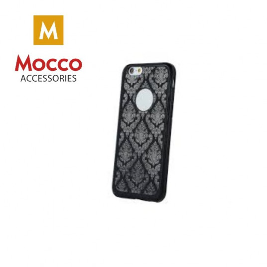  Mocco Ornament Back Case Silicone Case for Apple iPhone X / XS Black 