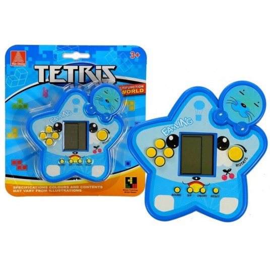   Žvaigždės formos žaidimas “Tetris”, mėlynas 