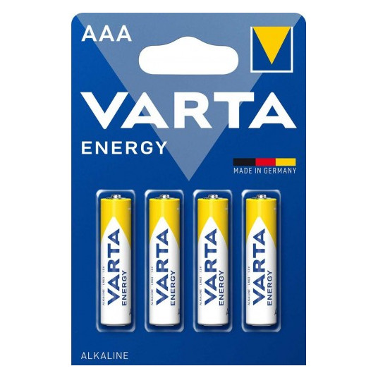  Baterijos Varta ENERGY LR03/AAA (High Energy) 4xAAA 