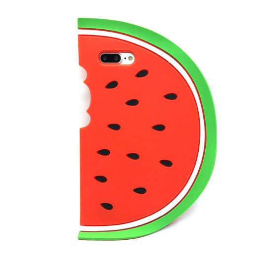  Mocco 3D Silikone Back Case For Mobile Phone Water-Melon Apple iPhone 7 Plus / 8 Plus 