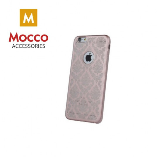  Mocco Ornament Back Case Silicone Case for Apple iPhone X / XS Rose Gold 