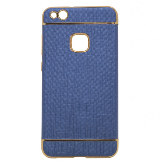 Mocco Exclusive Crown Back Case Silicone Case With Golden Elements for Apple iPhone 7 / 8 Dark Blue