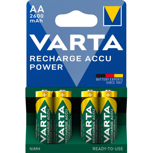  Varta RECHARGE ACCU Power AA Įkraunama baterija Nikelio-metalo hidridas (NiMH) 