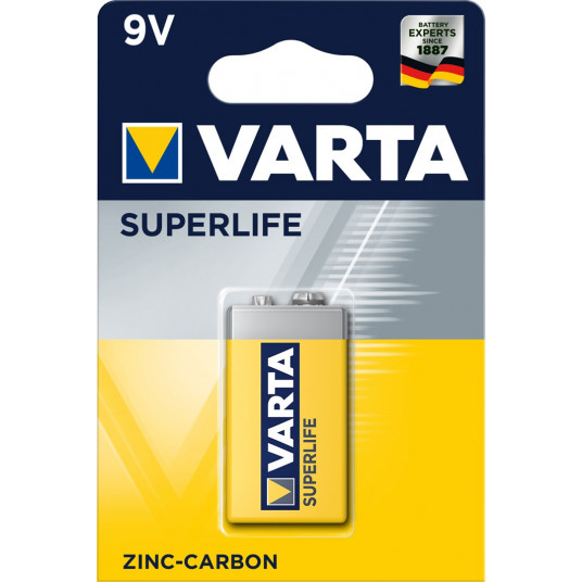  Varta Superlife 9V Vienkartinė baterija Cinko anglis 