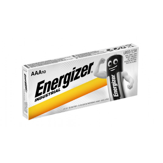  Energizer Industrial Vienkartinė baterija AAA LR03 Šarminis 1,5 V 10 vnt 