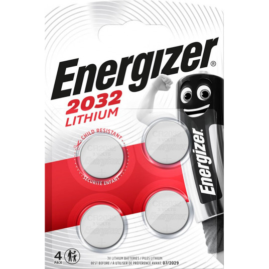  Energizer CR2032 vienkartinė ličio baterija 4 vnt. 