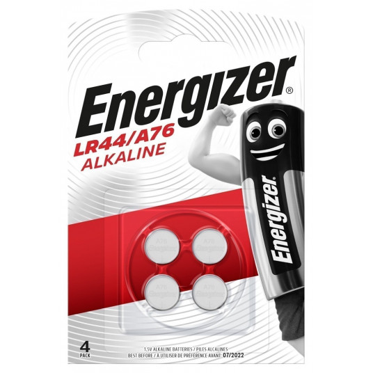  Energizer LR44/A76 vienkartinė baterija, 4 vnt. 