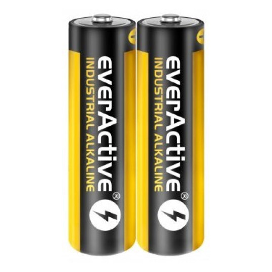  EverActive šarminės baterijos LR6 AA Industrial Alkaline - dėžutė su 40 vienetų 
