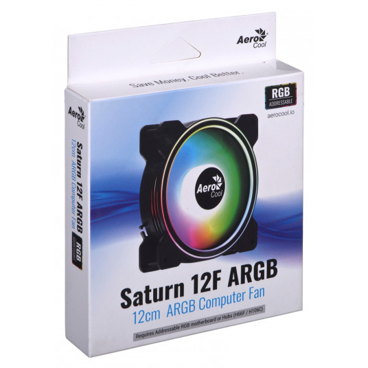  AEROCOOL PGS SATURN 12F ARGB 6P ventiliatorius (120 mm) 