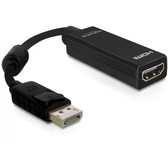  Adapter DisplayPort -  HDMI (ST-BU) DeLOCK Black 