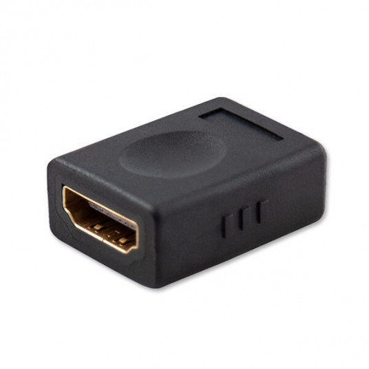  Savio HDMI (F) - HDMI (F) adapteris - tiesus, cilindrinis CL-111 Juodas 