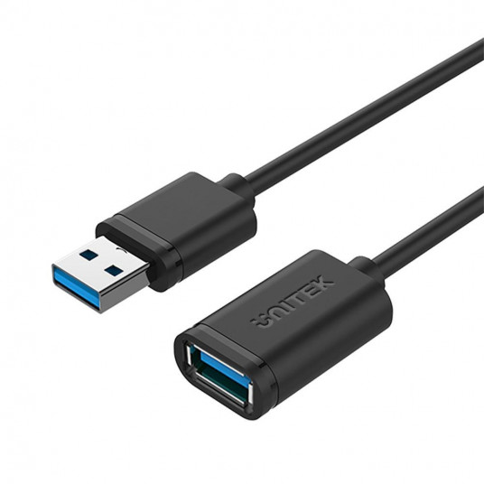  UNITEK Y-C459GBK USB kabelis 2 m USB 3.2 Gen 1 (3.1 Gen 1) USB A Juoda 