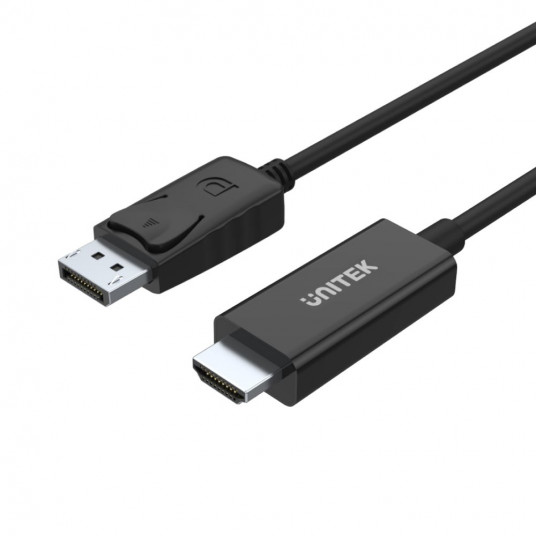  UNITEK Y-5118CA vaizdo kabelio adapteris 1,8 m HDMI A tipo (standartinis) DisplayPort Juoda 