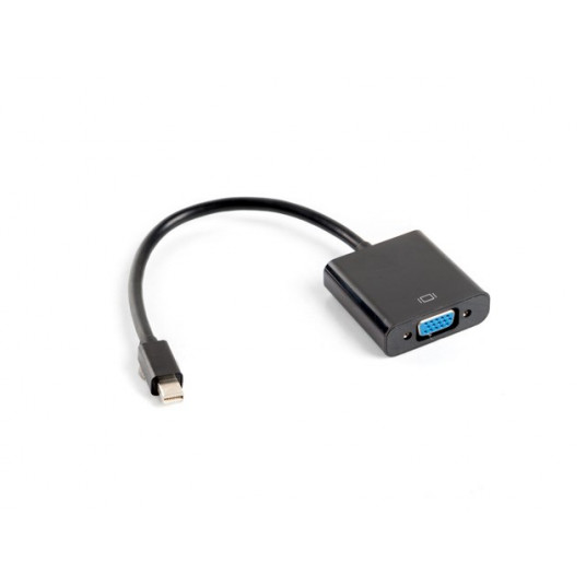  Lanberg AD-0006-BK vaizdo kabelio adapteris 0,2 m VGA (D-Sub) Mini DisplayPort Juoda 