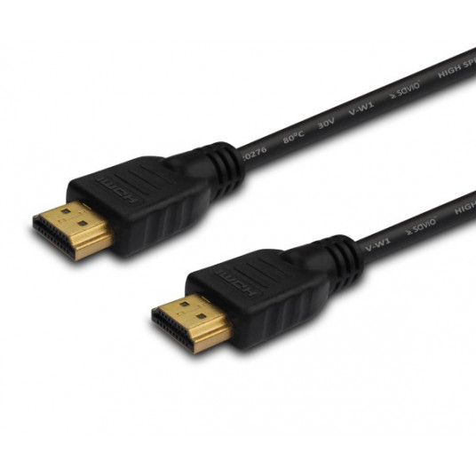  Savio CL-01 HDMI kabelis 1,5 m HDMI A tipo (standartinis) Juoda 