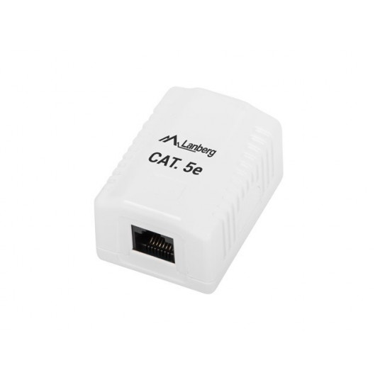  Lanberg gniazdo natynkowe 1xRJ45 