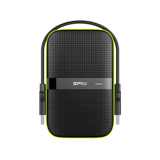SILICON POWER External HDD Armor A60 2.5inch 1TB USB 3.0 IPX4 Black