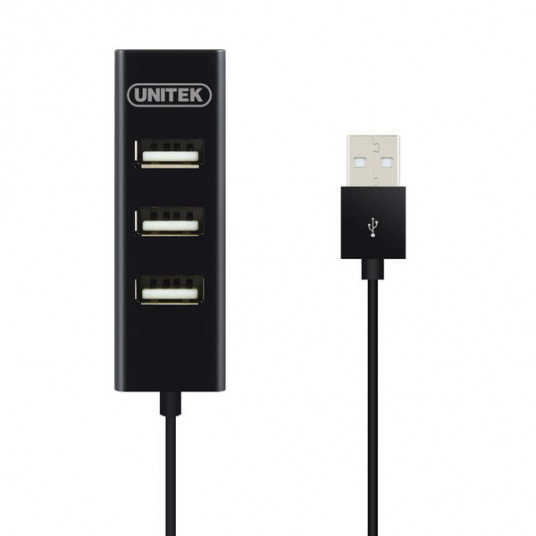  Unitek 4-porty USB 2.0 czarny 