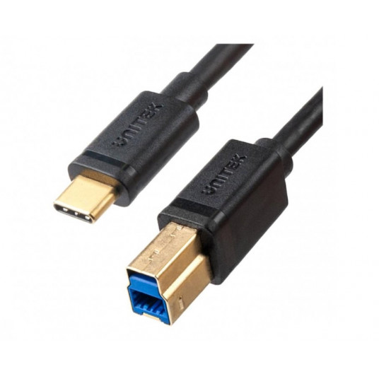  Unitek C14096BK USB-C ir USB-B 3.0 spausdintuvo kabelis, 2 m 