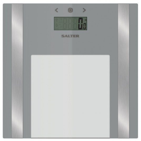  Salter 9158 SV3R Ultra Slim Glass Analyser Scale silver 