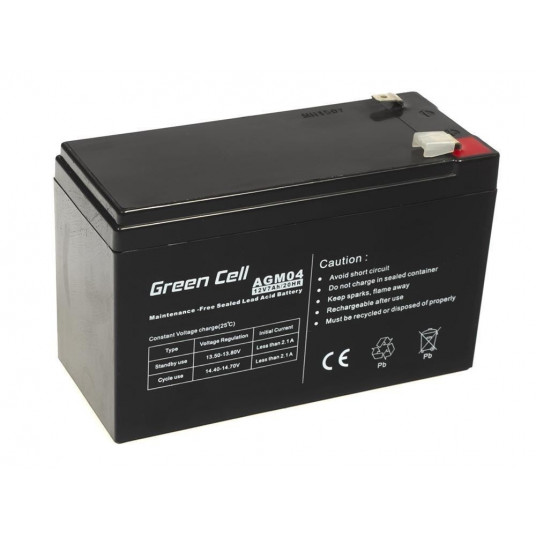  Green Cell AGM04 UPS akumuliatorius Rūgštinis akumuliatorius (VRLA) 12 V 7 Ah 