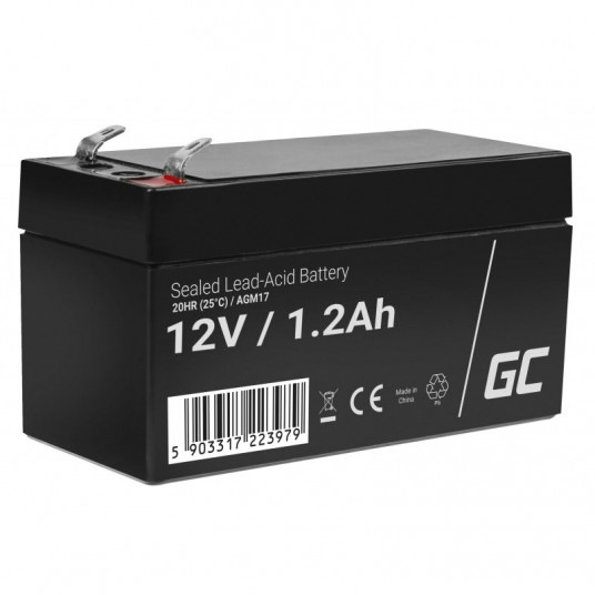  Green Cell AGM17 UPS akumuliatorius Rūgštinis akumuliatorius (VRLA) 12 V 1,2 Ah 
