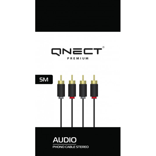  Kabelis QNECT 2xRCA-2xRCA, 5m / 101964 