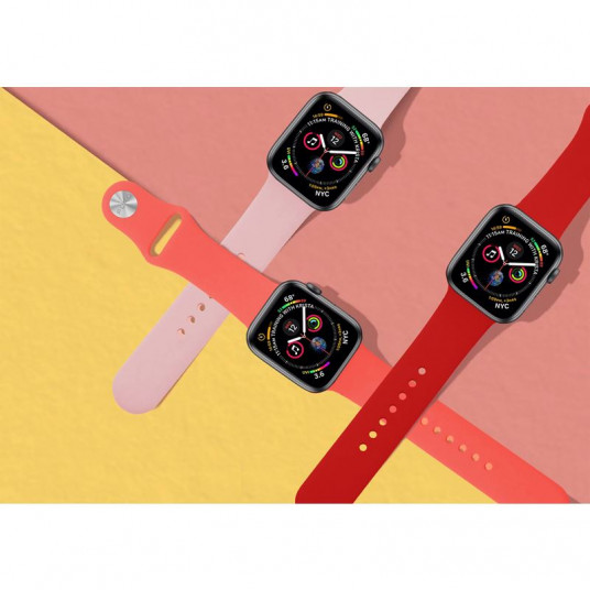  Silikoninė apyrankė PURO skirta Apple Watch, rožinė / AW40ICONROSE 