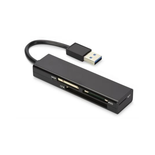  Ednet USB 3.0 MCR kortelių skaitytuvas Juoda USB 3.2 Gen 1 (3.1 Gen 1) 