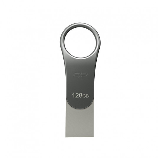  Silicon Power Mobile C80 USB atmintinė 128 GB USB Type-A / USB Type-C 3.0 (3.1 Gen 1) Titanium 