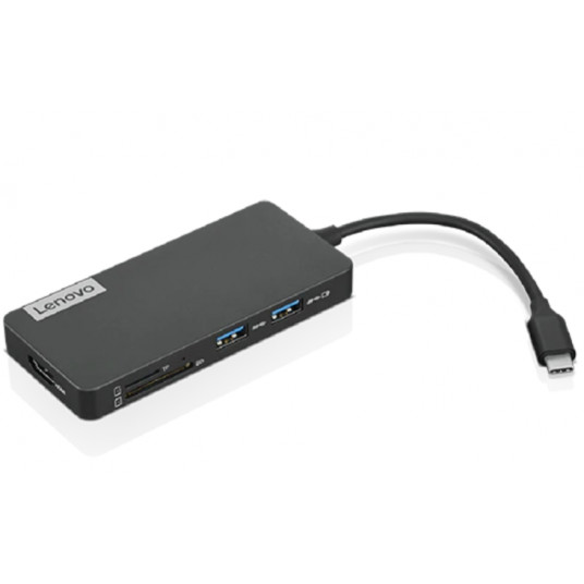 Lenovo USB-C 7-in-1 Hub USB Hub, USB 3.0 (3.1 Gen 1) ports quantity 2, USB 2.0 ports quantity 1, HDMI ports quantity 1