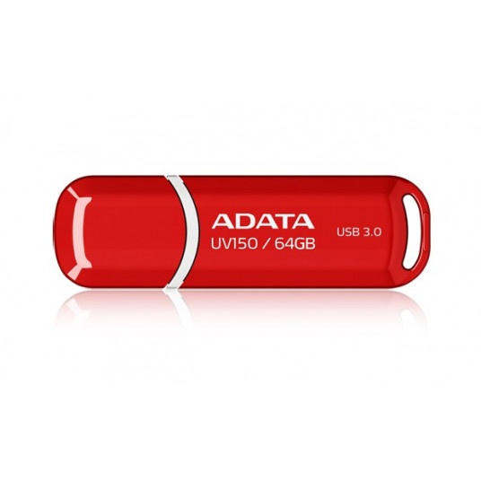  ADATA 64GB DashDrive UV150 USB atmintukas USB A tipo 3.2 Gen 1 (3.1 Gen 1) Raudona 