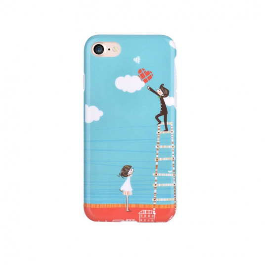 Devia Vivid Love Plastic Back Case For Apple iPhone 7 Plus / 8 Plus Blue