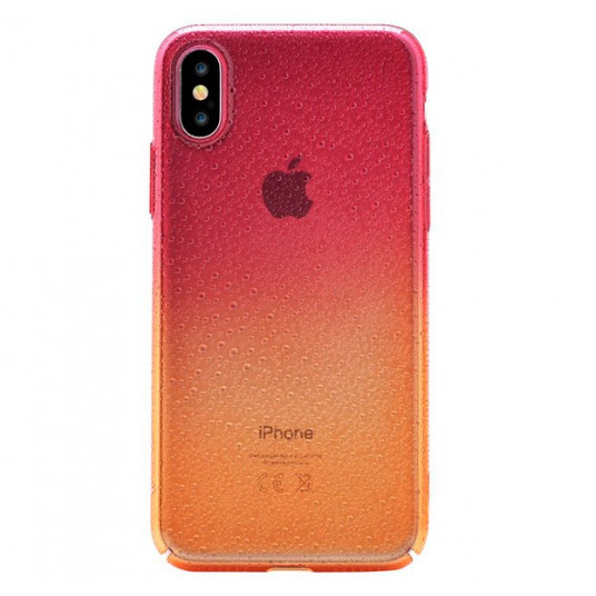 Devia Amber Plastic Back Case Apple iPhone X / XS Yellow - Red