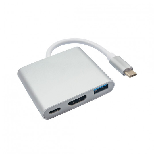  AKYGA HUB USB TYPE C/USB 3.0/USB C/HDMI AK-AD-57 