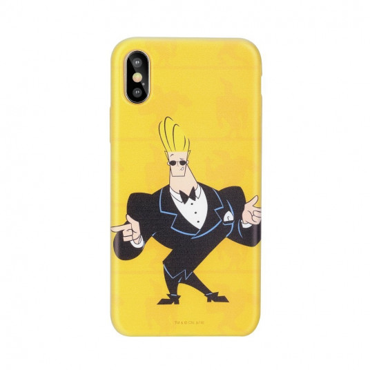  Cartoon Network Johnny Bravo Silicone Case for Apple iPhone XS Max Smoking 