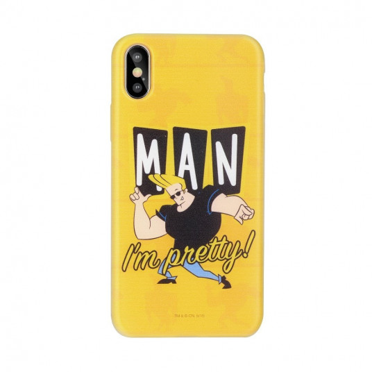  Cartoon Network Johnny Bravo Silicone Case for Apple iPhone XS Max Man 