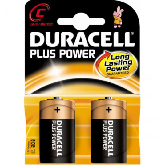  Duracell C/LR14, Alkaline Plus Power MN1400, 2 pc(s) 