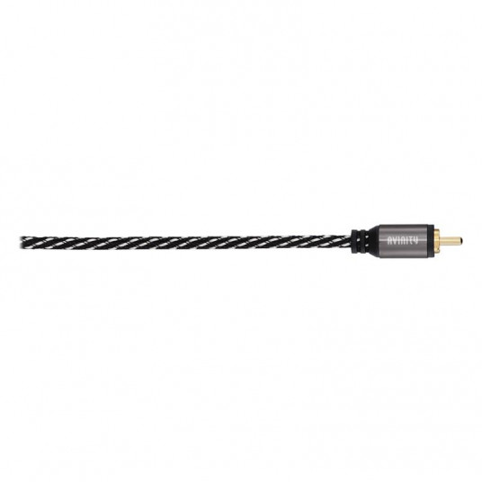  Subwoofer Cable + Adapter, RCA socket/2 RCA plugs, gold-pl. 1,5m 