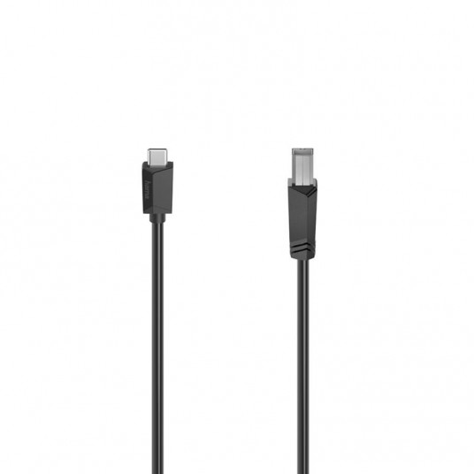  Cable Hama USB C - B, 1,5m, black 