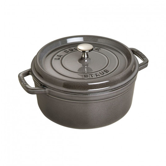  STAUB Garnek żeliwny okrągły 40500-246-0 3,8l grafitowy 